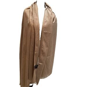 Dhariwal Kashgiri Lohi Malida 888 Meditation Shawl Pure Wool Large Tan Wrap